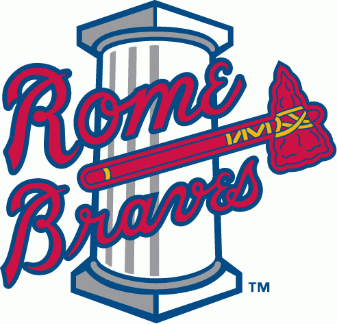 Rome Braves 2003-Pres Primary Logo decal supplier